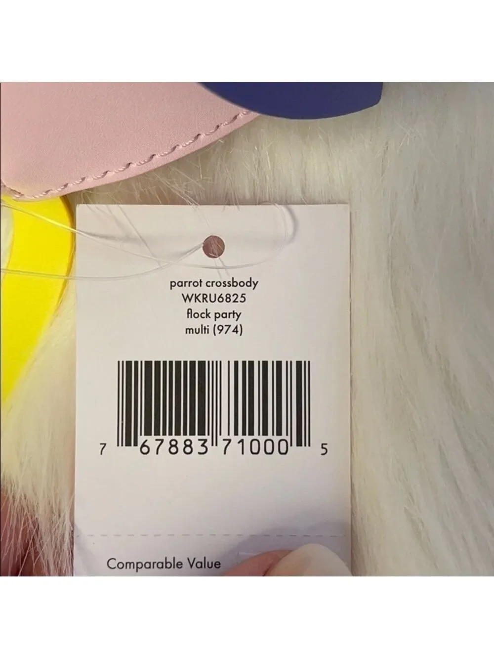 Kate Spade Flock Party Parrot Crossbody & Matching Keychain NWT